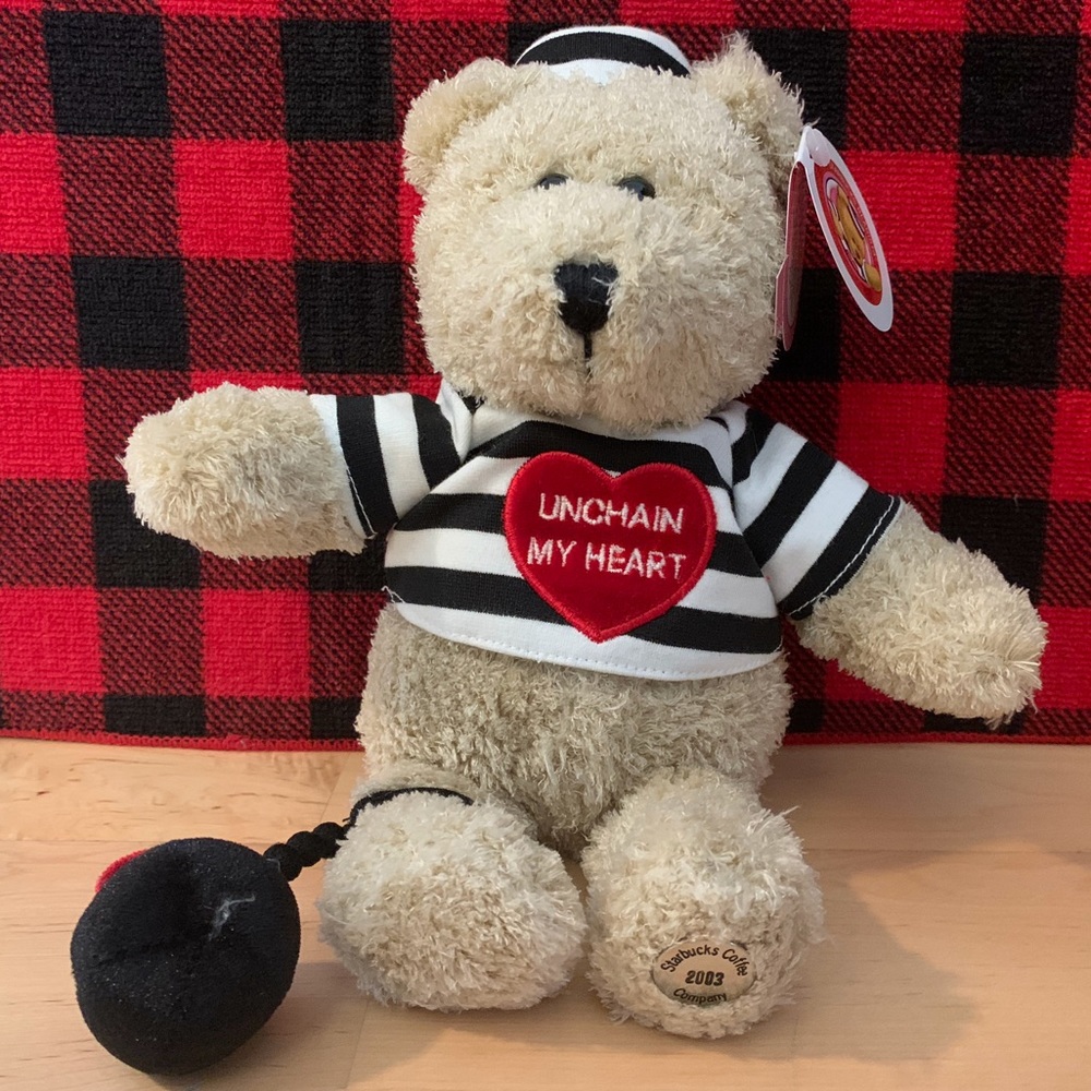 NWT Starbucks Bearista Bear Unchain My Heart 24th
